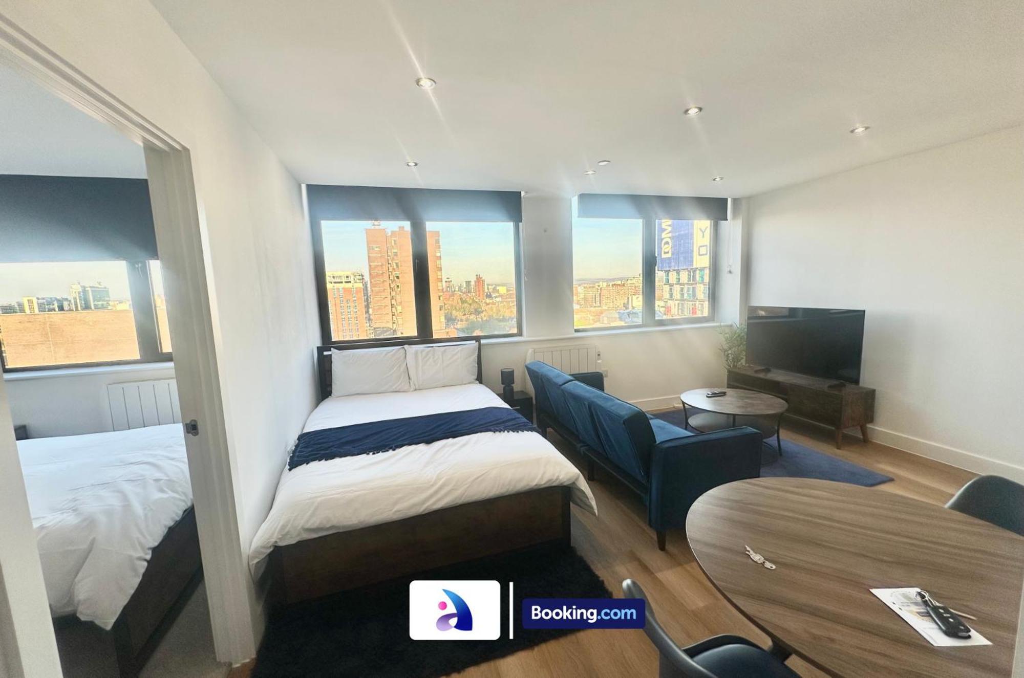 Apartment Modern By Avalora Short Lets & Serviced Old Trafford With Free Parking, Mcr Stadium - Ua92 Manchester